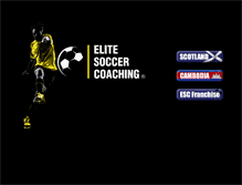 Tablet Screenshot of elitesoccer-coaching.com